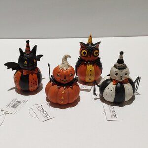 johanna parker - Transpac - Halloween Peeps - Bat, Pumpkin, Owl and Spider - New